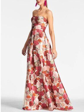 Sachin & Babi Giovanna Floral Jacquard Gown US 10 $795